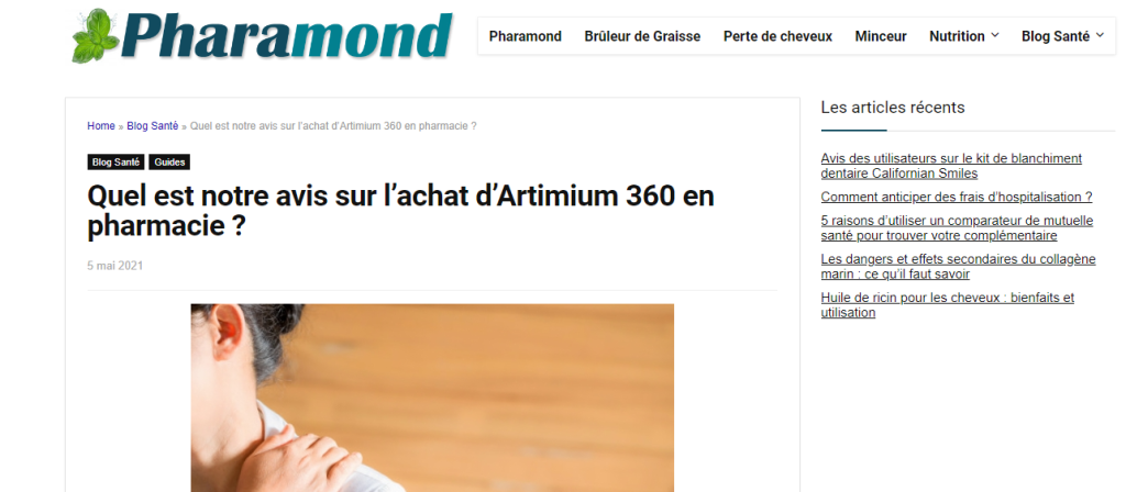 avis de Pharamond sur Artimium 360