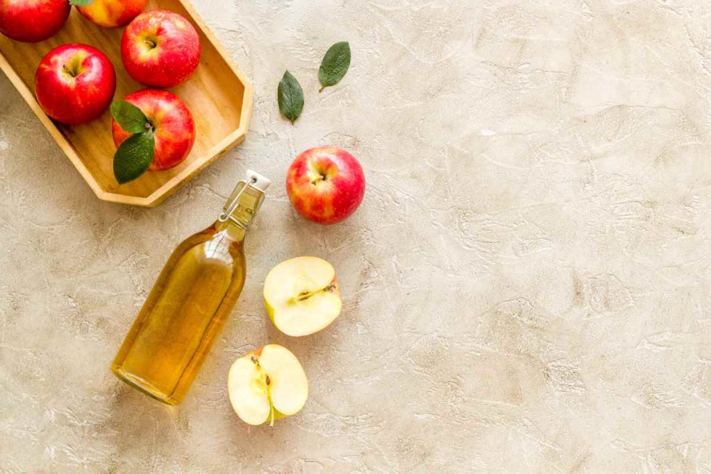 boisson pour faire baisser l'acide urique : vinaigre de cidre