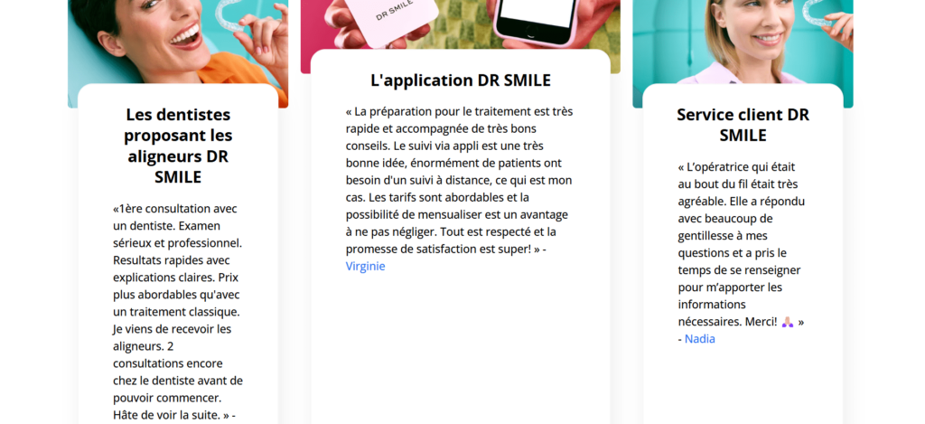 avis négatif dr smile