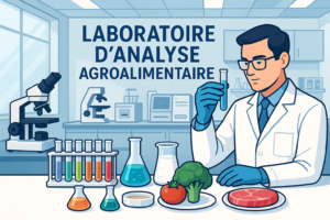 laboratoire d'analyse agroalimentaire moderne avec équipements