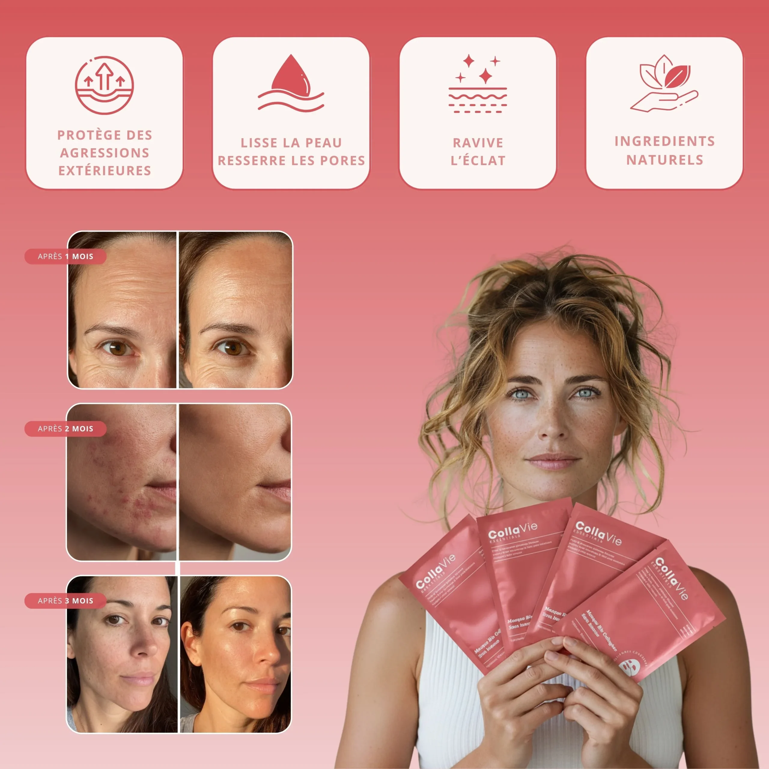 CollaVie avis, ce que disent vraiment les clients sur les masques au collagène