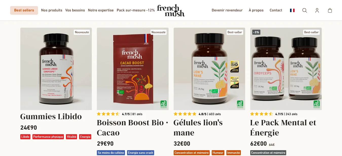 French Mush avis, analyse complète des retours clients et du rapport qualité prix