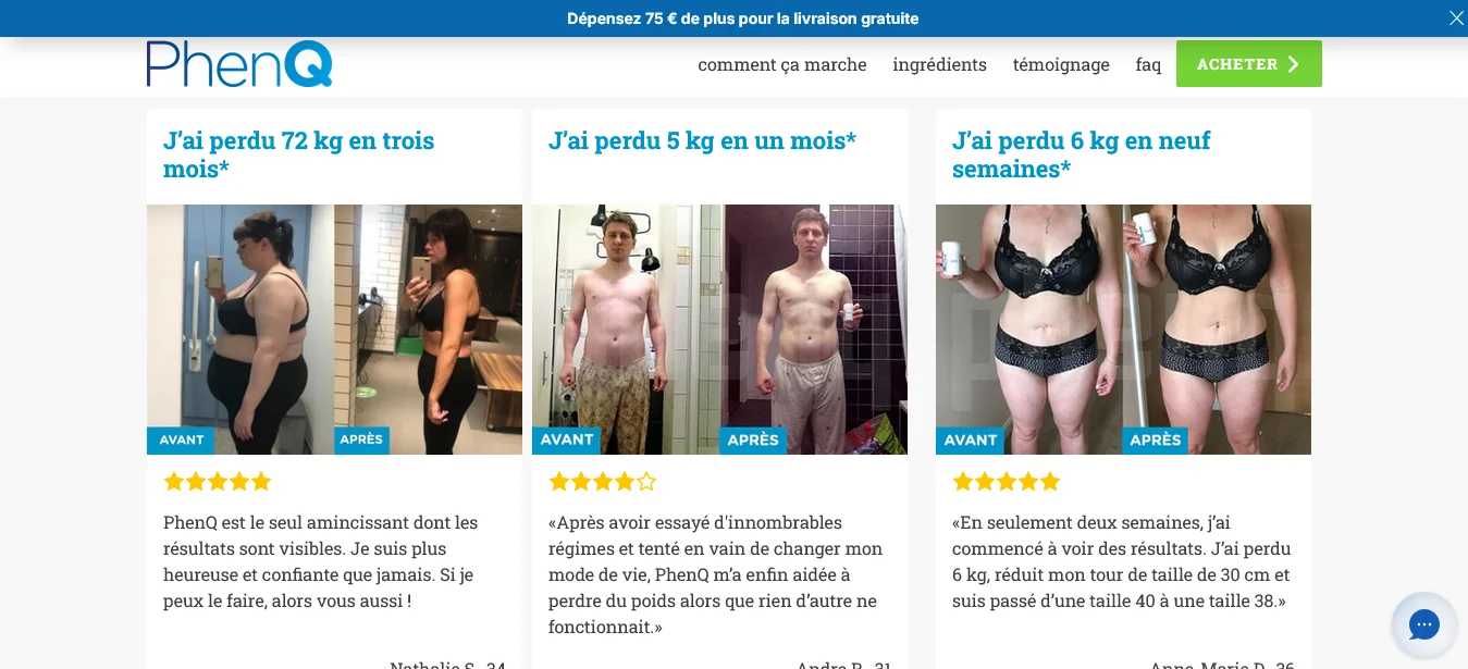 Phen q avis, analyse complète du brûleur de graisse et des retours clients
