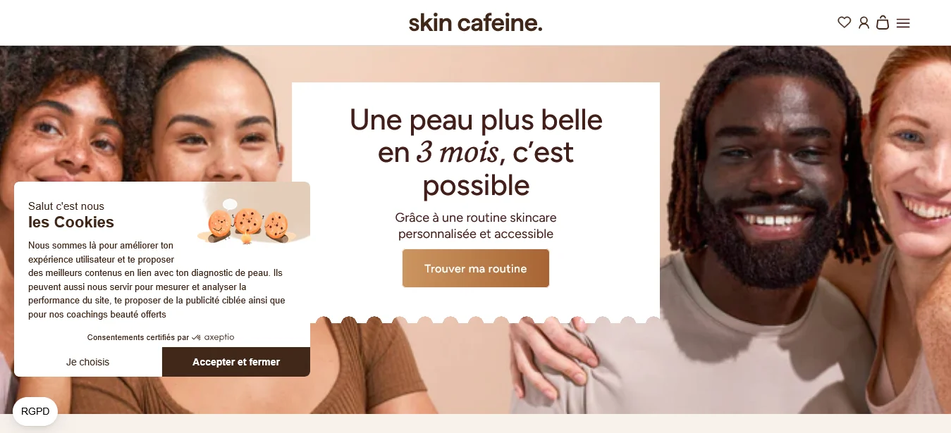 Skin Cafeine avis, analyse complète du diagnostic peau et des retours clients