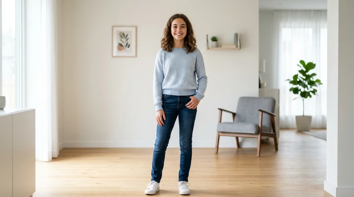taille moyenne fille 14 ans