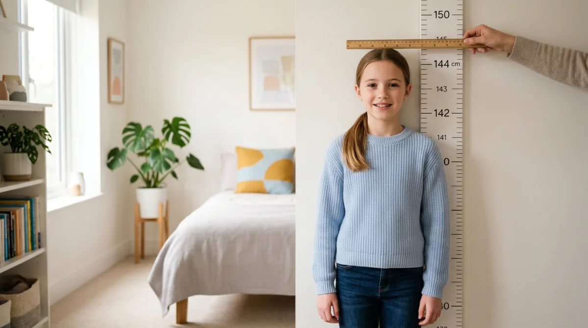 taille moyenne fille 12 ans